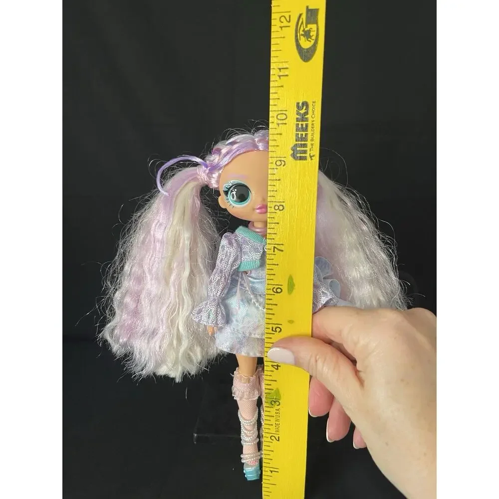 LOL Surprise OMG Fashion Show Hair Doll MGA Pearla Blue Heels Jacket